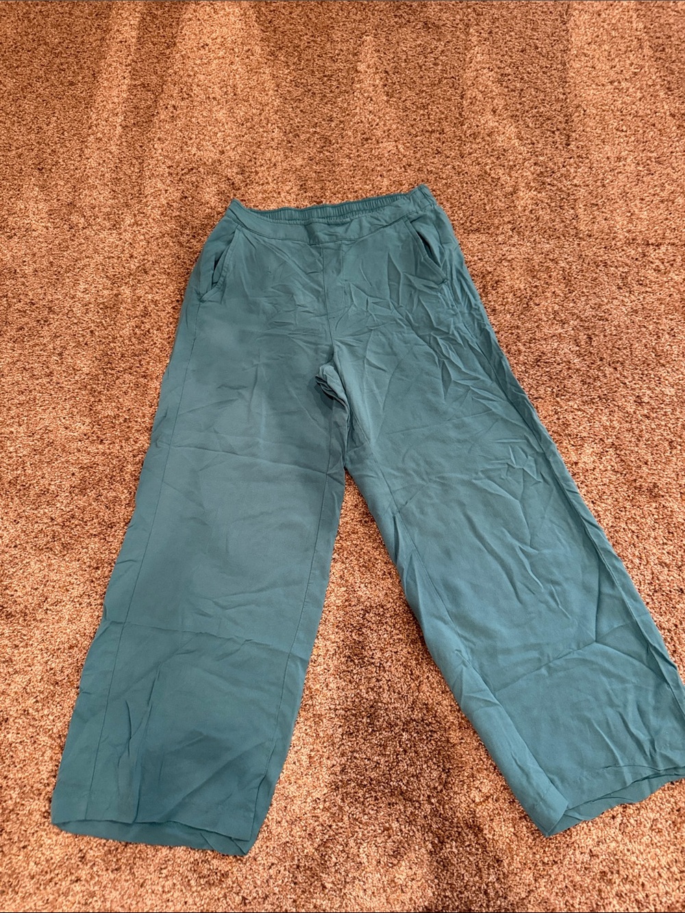Old Navy Teal Wide-Leg Trousers